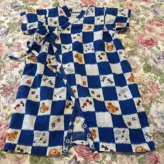 ミキハウス　甚平Ｍ　ロンパース80