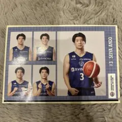 【専用】安藤誓哉 チェキ＆キーホルダー 4点セット 横浜ビー・コルセアーズ 1点限定】横浜ビー・コルセアーズ 安藤誓哉選手 両面チェキ