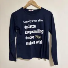 Pink Latte ネイビー 長袖カットソー M