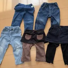 キッズ デニムパンツ・レギンスセット