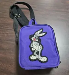 Looney Tunes Bugs Bunny ミニショルダーバッグ パープルのサムネイル