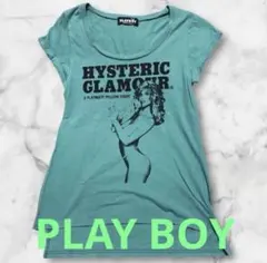 ヒステリックグラマー プレイボーイ ガールプリント Tシャツ
