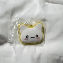 サンリオ　ラバーミラーキーホルダー　はなまるおばけ