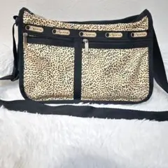 レスポートサック ショルダーバッグ レオパード 豹柄 斜めがけ 軽量