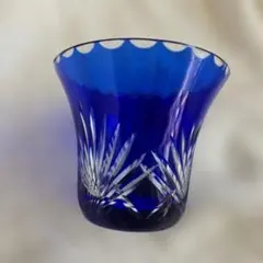 ボヘミアングラス コバルトブルー デキャンタ グラス 酒器 ガラス工芸