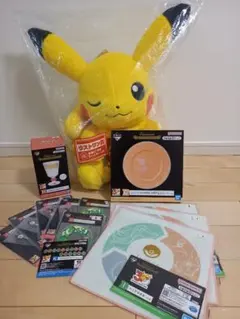 ポケモン 一番くじ30th ラストワン賞 ぬいぐるみ グラス ＋おまけ付き