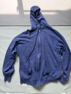 80s ネイビー フルジップパーカー