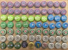 海外ビール 王冠キャップ 70個セット タイDIY素材