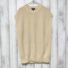 UNIQLO ユニクロ (S)　オーバーサイズ クルーネックベスト　男女兼用