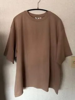 エアリズムコットンオーバーサイズTシャツ(5分袖)