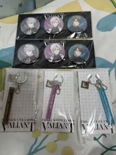 TRIGGER LIVE CROSS VALIANT 缶バッジ キーホルダー