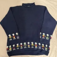 vintage Rev Wear 100%コットン　ボリビア製 幾何学模様