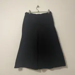 コーデュロイ ガウチョパンツ ネイビー
