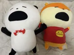 にしむらゆうじ　ごきげんぱんだ、こねずみ　めちゃでかぬいぐるみ