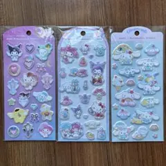 サンリオ ジュエルマシュマロステッカーズ 3種セット