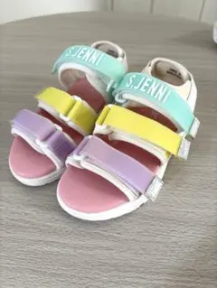 S.JENNI パステルカラー サンダル　20cmのサムネイル
