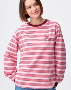 GU パワーパフガールズ ライトスウェットボーダーT ブロッサム Mサイズ