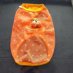 オレンジ メッシュ 犬用タンクトップのサムネイル