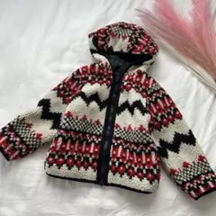 美品 BREEZE ボア パーカー ジャケット 110cm コート リバーシブル