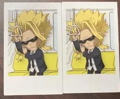 ヒロアカ 東急コラボ ポラショット オールマイト 八木俊典2枚まとめ売り