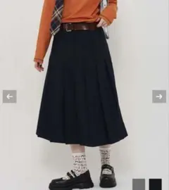 TINA:JOJUNミディ丈 プリーツスカートのサムネイル