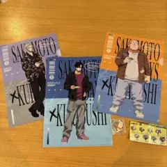 くら寿司×SAKAMOTO DAYS クリアファイル3枚セット　ラバーチャーム