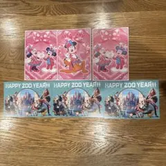 ミニー　パルパルーザ　グリーティングカード　クリスタルパレス　3枚