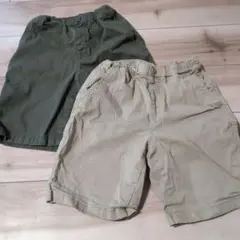 UNIQLO KIDS 半ズボン 140cm 2枚セット