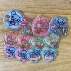 メゾピアノ　フレーク　ぷっくりシール