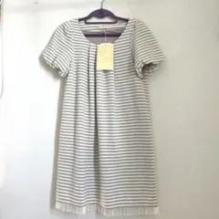 【新品タグ付き】MINIMUM MINIMUM ストライプ柄 ワンピース