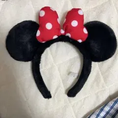 ディズニー ミニー カチューシャ ドット