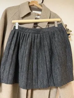 グレー プリーツスカート Mサイズ