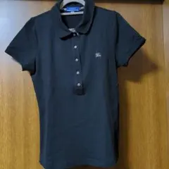 Burberry Blue Label 半袖ポロシャツ ブラック 38 - メルカリ