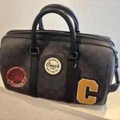 COACH シグネチャー ボストンバッグ ブラック