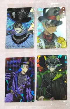 ツイステ　ウエハース5　グロマス　プレフル　イデア カリム ジェイド シルバー