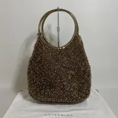 2602-292｜美品｜アンテプリマ ワイヤーバッグ ゴールド リングチャーム