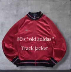 80s old adidas オールドアディダスtechno トラックジャケット