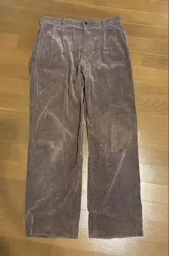 PAPAS パパス 太畝 コーデュロイパンツ カシミヤ混　日本製