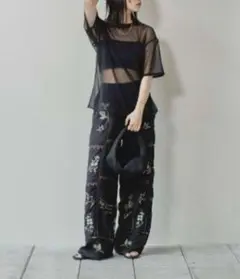 最終値下げTODAYFUL Embroidery pants 2025年最新】todayFUL パンツ 刺繍の人気アイテム - メルカリ
