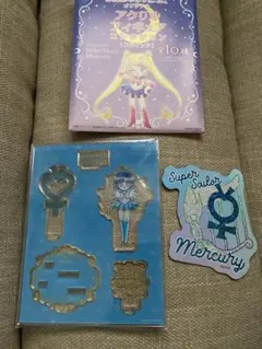 【セーラームーン展】セーラーマーキュリー アクリルスタンド＆ステッカー アクスタ