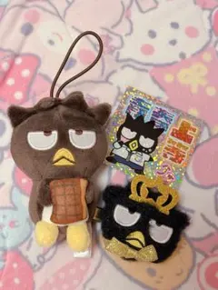 サンリオ スシロー ヘアクリップ マスコット ステッカー バッドばつ丸