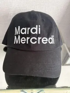 Mardi Mercredi ベースボールキャップ ブラック