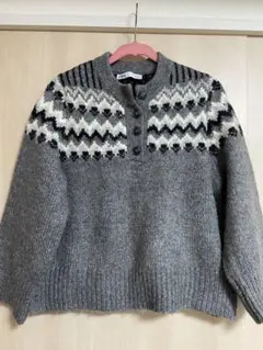 ZARA ノルディック柄 セーター Sサイズ