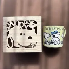 PEANUTS SNOOPY マグカップ 木箱付き