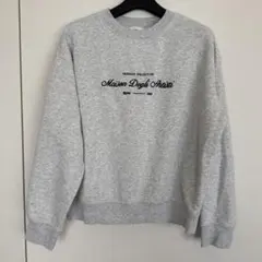 ★美品★H&M トレーナー XS ライトグレー