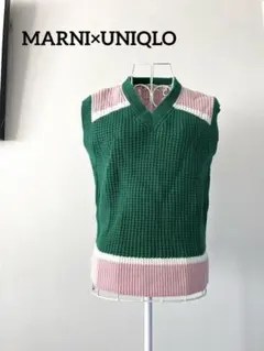 MARNI×UNIQLO ニット　ベスト　Vネック　M