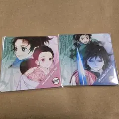 鬼滅の刃 カフェ コースター　立志編　敵対　兄妹　冨岡義勇　竈門炭治郎