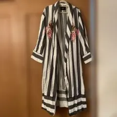 MURUA ストライプ ロングスプリングコートのサムネイル