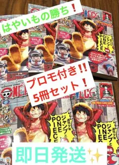 【はやいもの勝ち❗️】ワンピースマガジン第20号 ルフィプロモ付 5冊セット