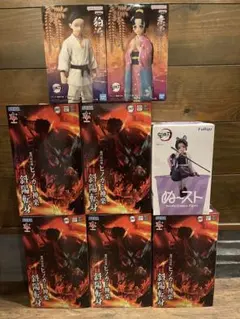 鬼滅の刃フィギュア3種 絆ノ装狛治&恋雪 竈門炭治郎 ヒノカミ神楽 斜陽